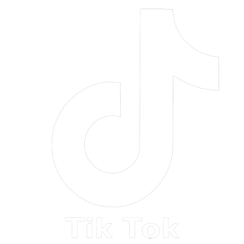 white tik tok logo